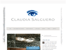 Tablet Screenshot of claudiasalguero.com